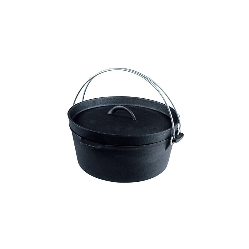 BUNDOK (Bandok) Dutch Oven with Lid Lifter BD-381 4.2L BBQ Camping ...