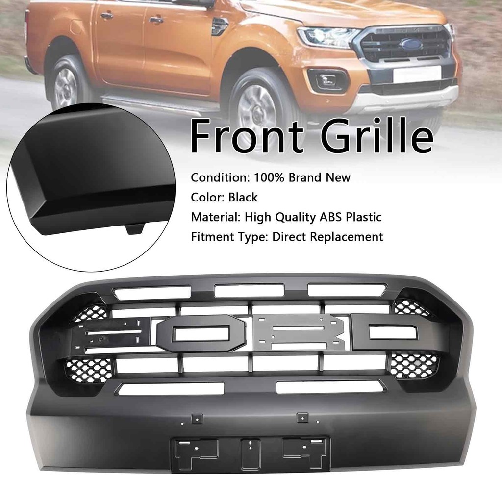 Raptor Style Front Bumper Grille Grill Fit Ford Ranger 20192023 T8 W