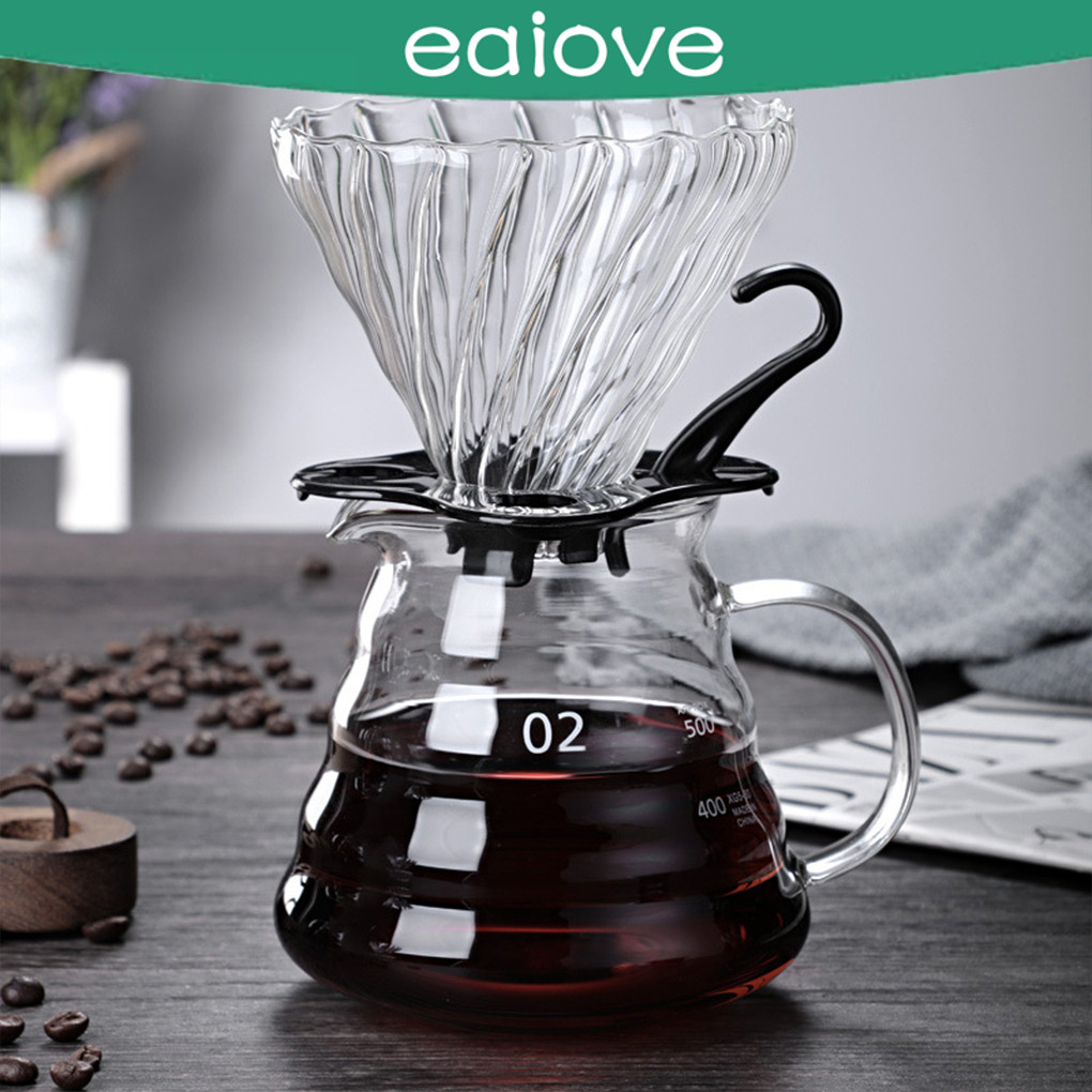 Bamboo Wood American Coffee Pot Funnel For V60 Drip Coffee Filter Cup