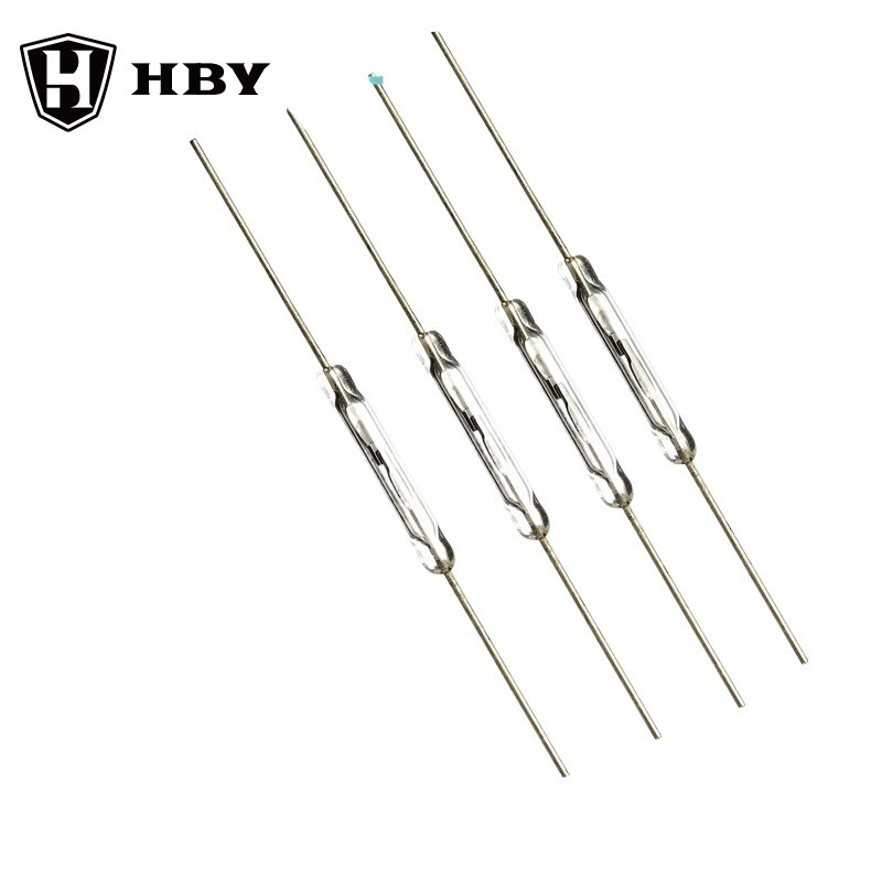 10pcs N/O Reed switch Magnetic Switch 2 * 14mm Normally Open Magnetic ...