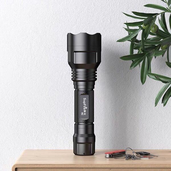 flashlight rechargeable heavy duty flashlight SupFire Shenhuo M2 ...