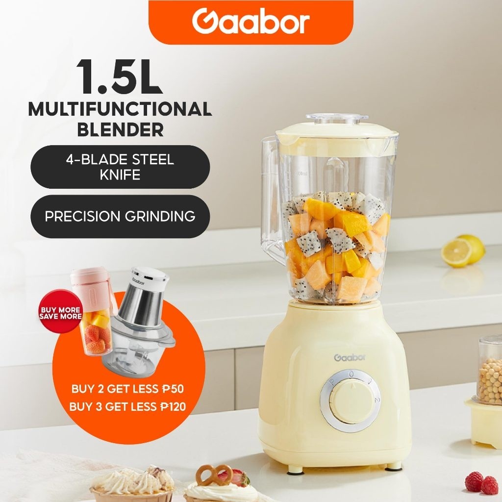 Gaabor Blender For Shake Food Processor MultiUse Portable Blender with