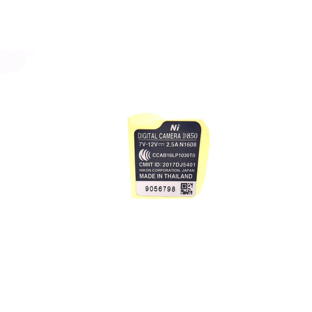 For Nikon D500 D610 D750 D810 D850 Number Paper Camera Number Paper ...