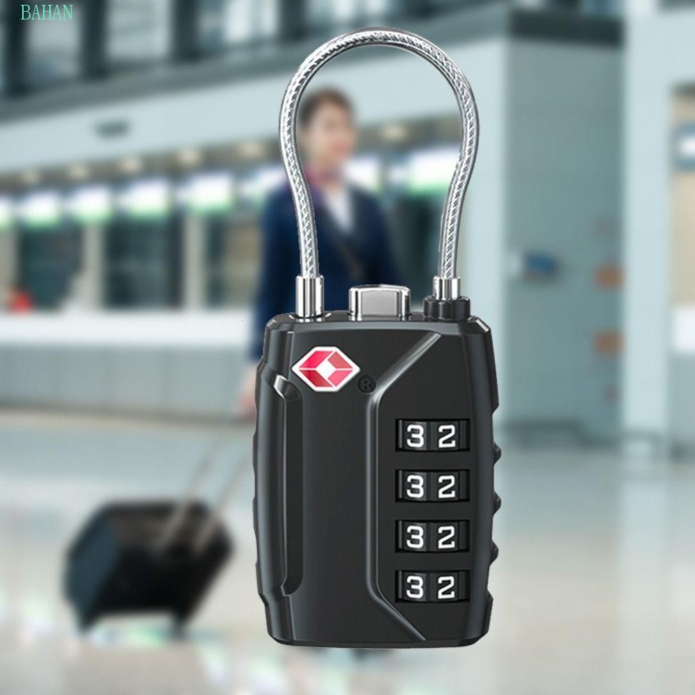 BAHAN Customs Password Lock Durable Cabinet Locker Travel Suitcase ...