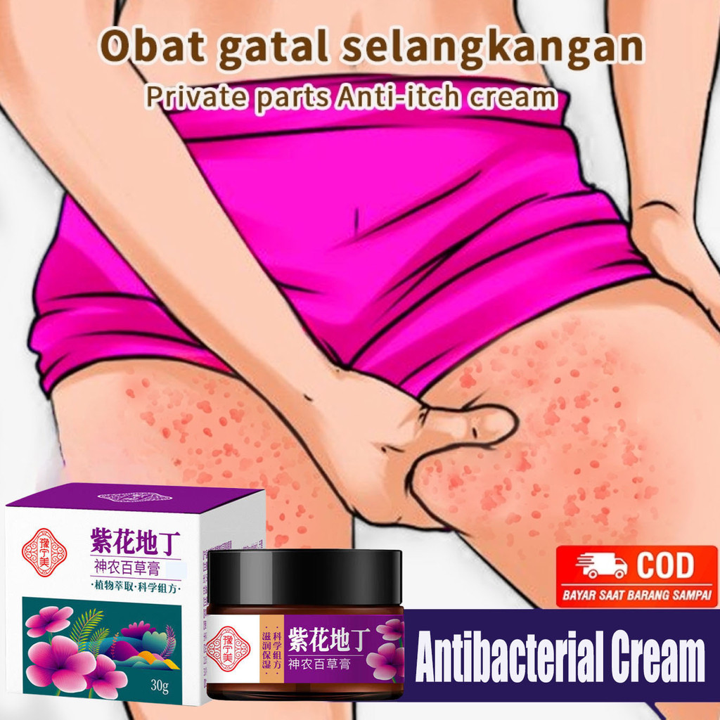 30g Herbal Antibacterial Cream Original for Skin Problems Skin Itching ...