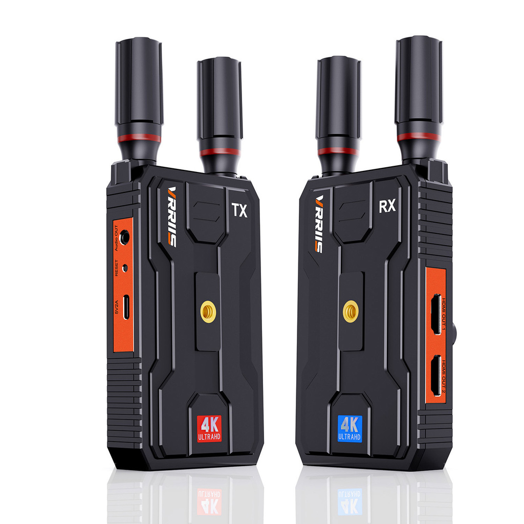 5G 4K Wireless Transmission System Audio Video Transmitter and Receiver ...