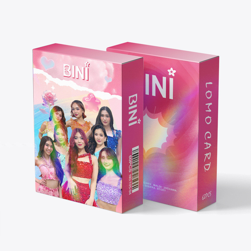60Pcs Cards Jollibee Bini Lomo Card Photo Card Holographic Photocards ...
