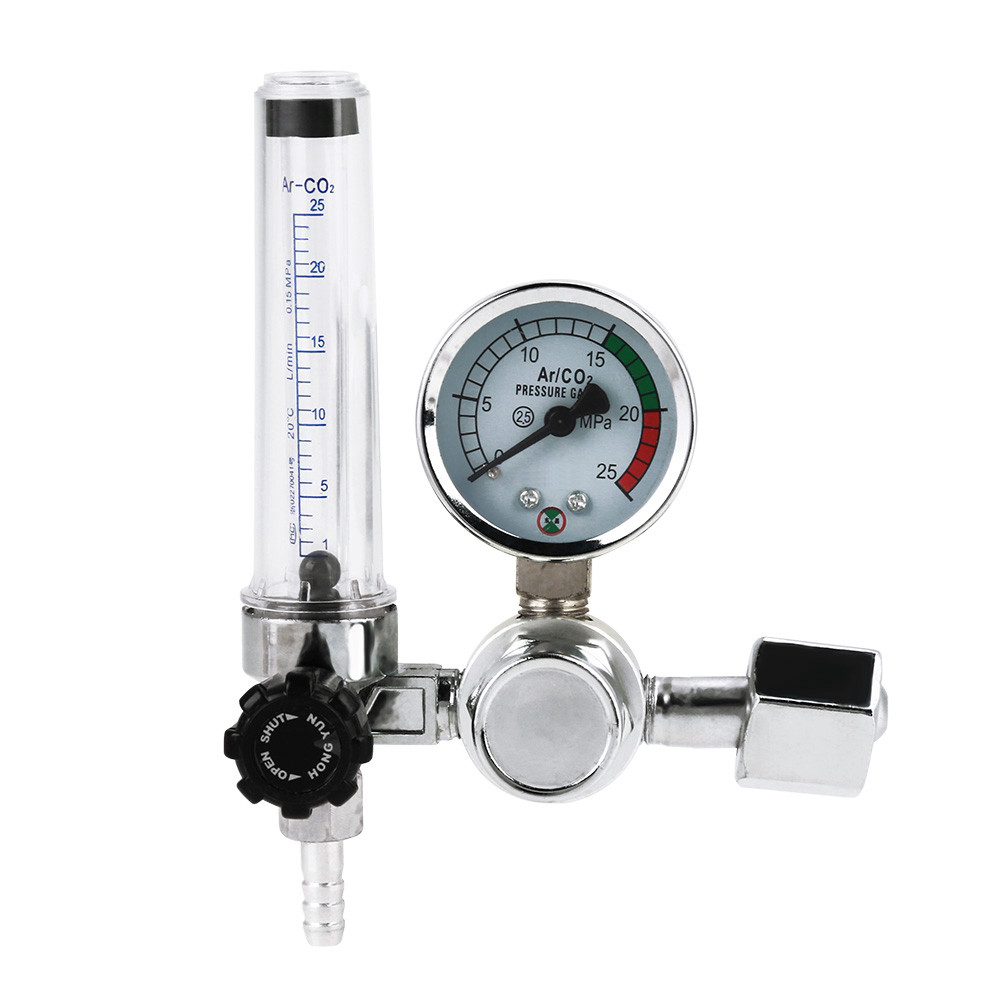 G5/8 Pressure Regulator Air 025MPa Zinc Alloy Gauge G5/814 Flow Meter