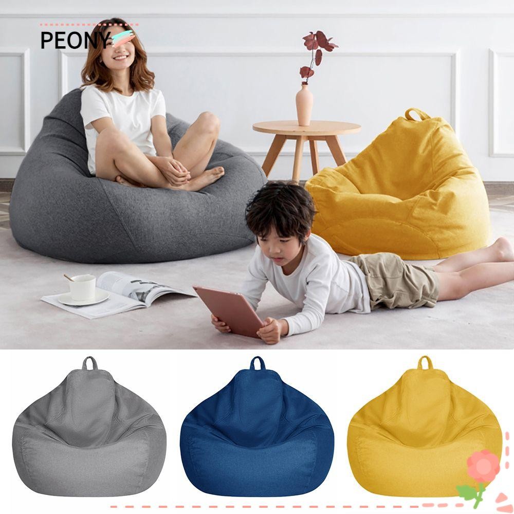 PEONYPH Large Bean Bag without Filling Sofa Couch Cover Soft Comfy Seat