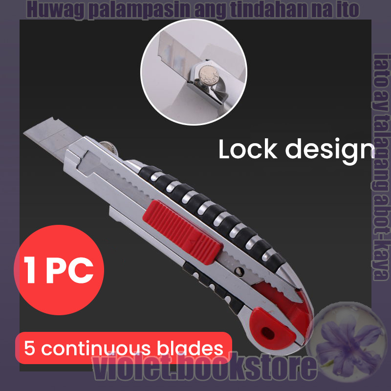 Quality 18mm Utility Knife Stainless Steel Cutting Cutter Razor Blade ...