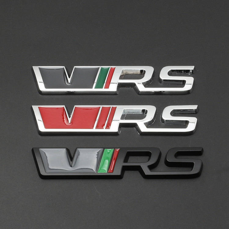 Volkswagen Skoda Bumper Stickers Octavia Jinrui Modified RS Car Logo ...