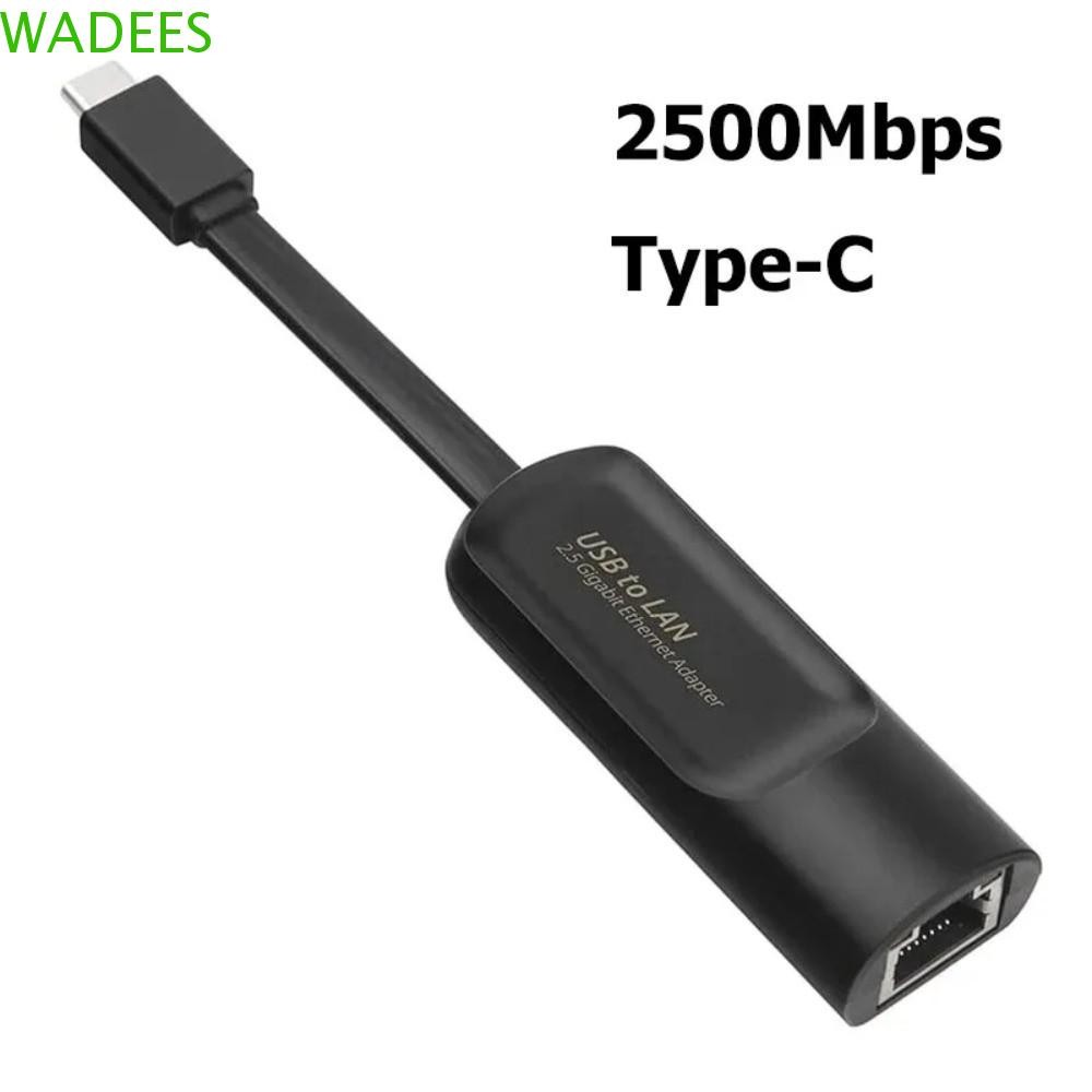 WADEES 2500Mbps Ethernet Adapter, USB Type C To RJ45 USB 3.0 2.5G USB ...
