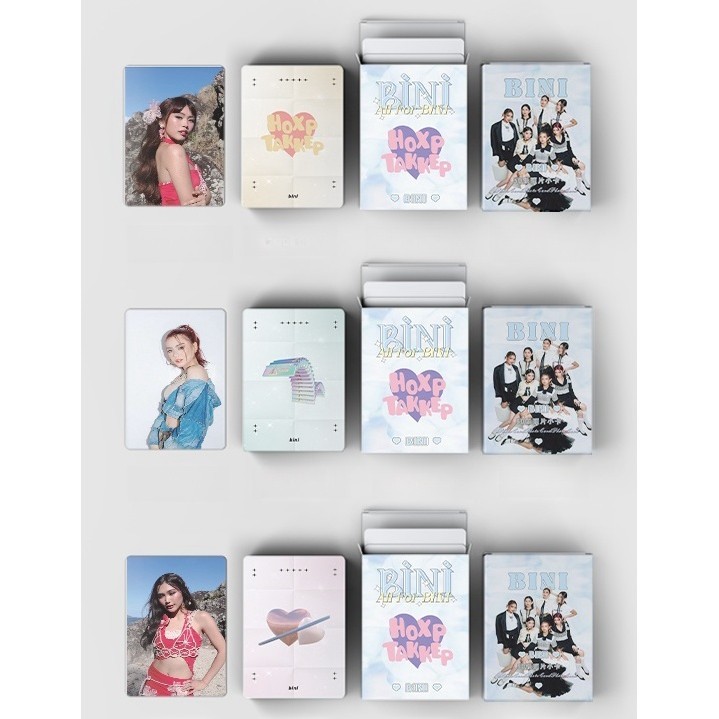 30-96pcs BINI Photocards biniverse Laser Hologram Lomo Cards Aiah Colet ...