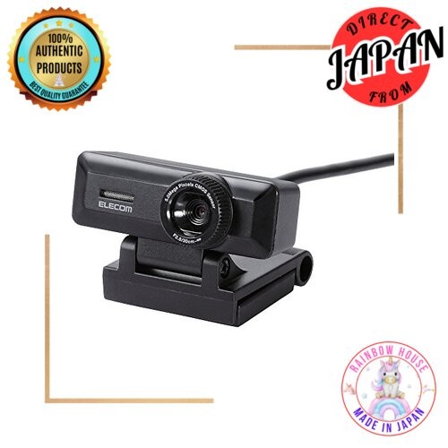 ELECOM Web Camera UCAM-C750FBK Mike Built-in Full HD 1080P 30FPS 5 ...