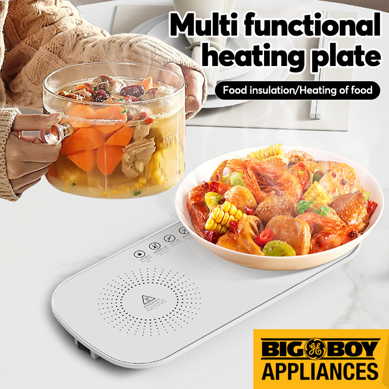 Electrically heated warming dinner plate Adjustable temperature warming