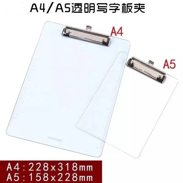 clipboard with storage clipboard long Simple Transparent Board Holder