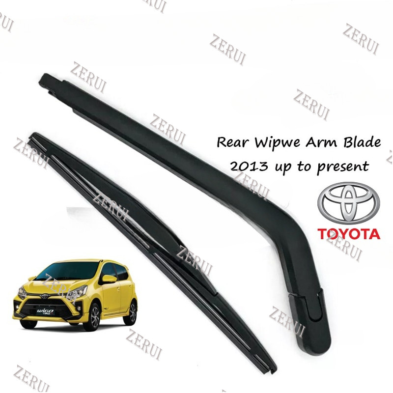 ZR For Toyota Wigo Rear Wiper arm Blade JAPAN Quality for 2013 up to ...