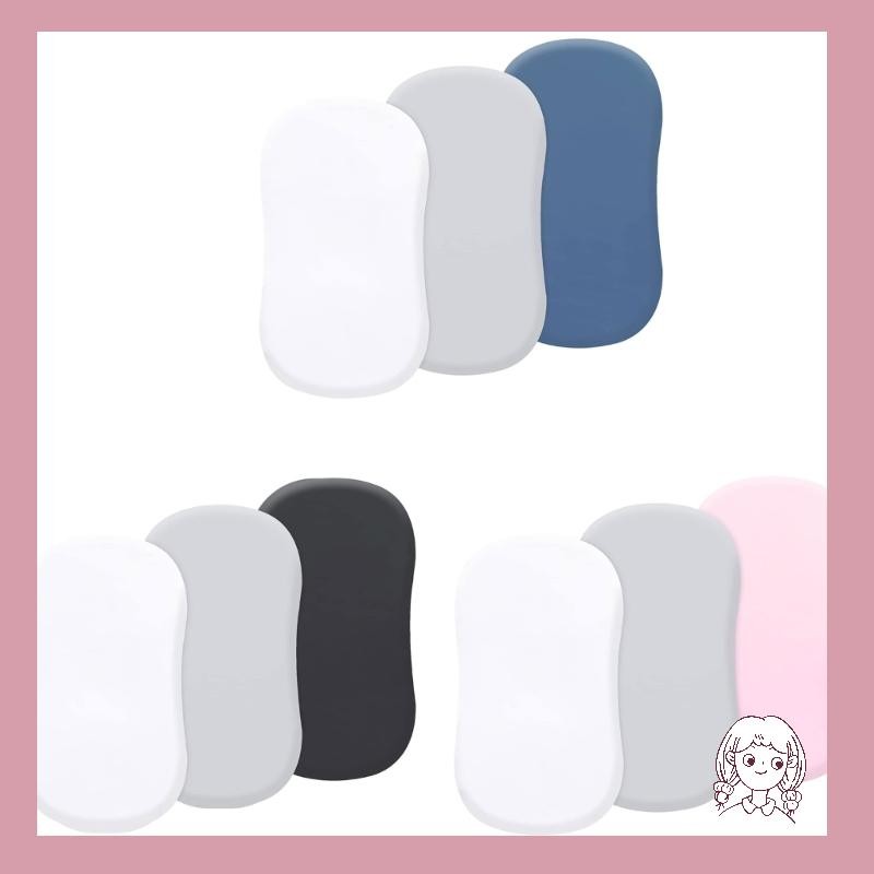 haha 3xNewborn Changing Pad Cover Breathable Crib Fitted Sheet Cradles