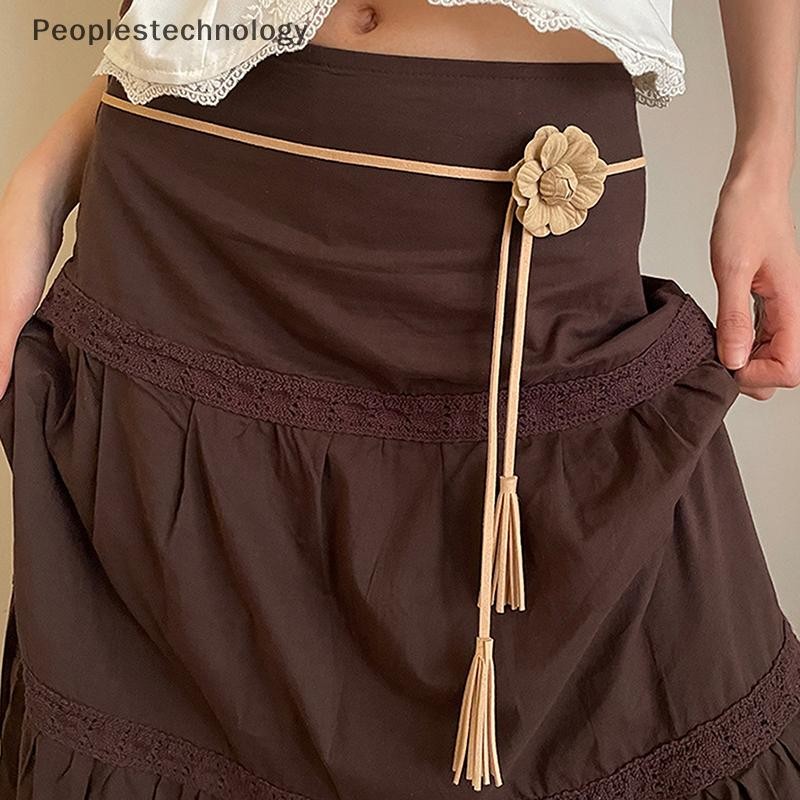 PST Belle 2025 Woven Retro National Style Beaded Belt Female ...