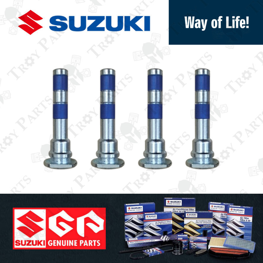 (4pc) Suzuki Disc Brake Caliper Guide Pin Bolt Silicon Silicone Sleeve ...