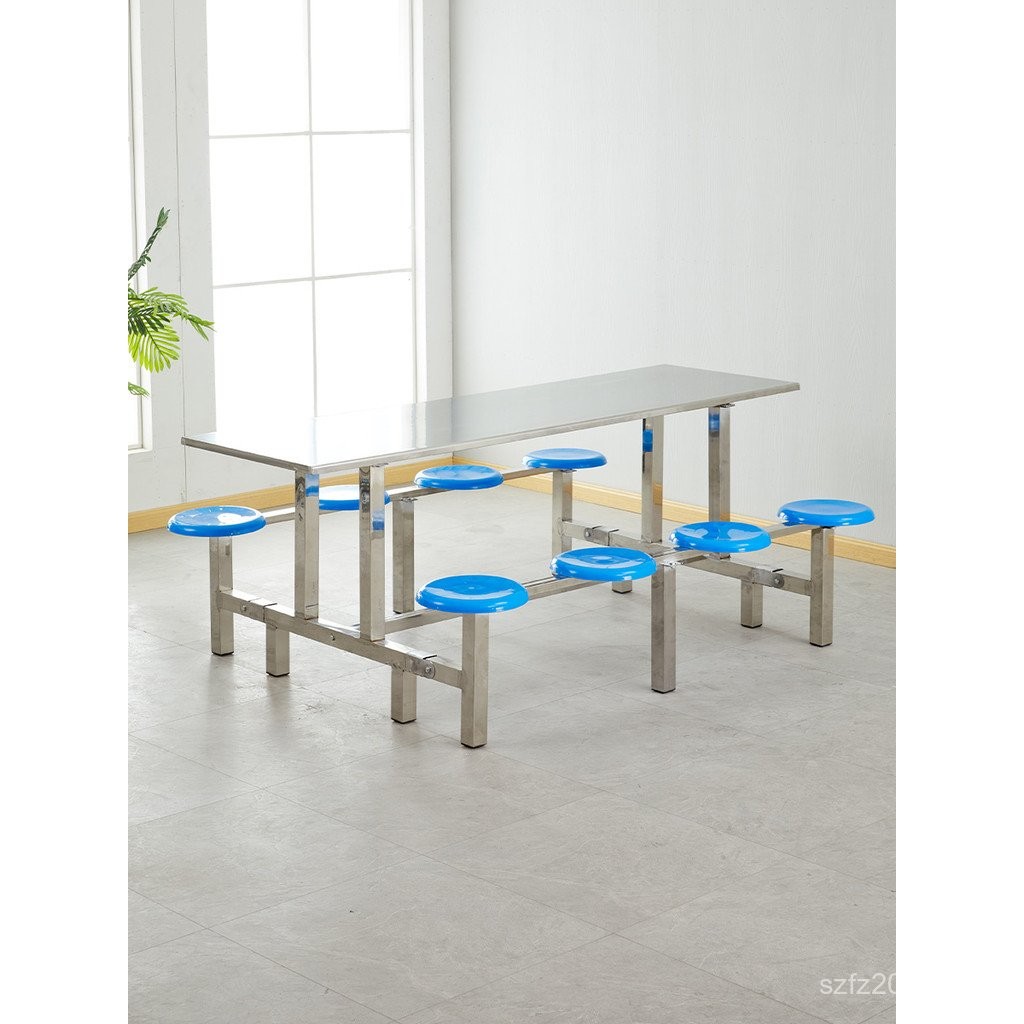 Student Dining Table Dining Table and Chairs84Snack Shop Seat School ...