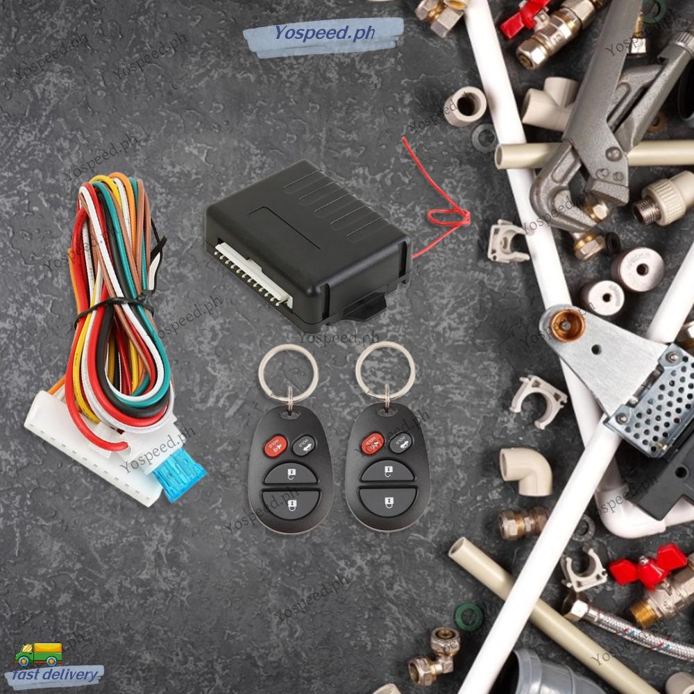 Car Remote Central Door Lock Locking Kit Keyless Entry Alarm System 410 ...