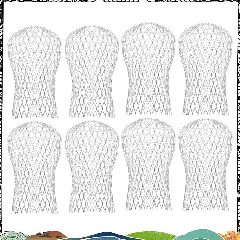 8 Pcs Gutter Downspout Guard Down Filter Mesh Gutter Downpipe Leaf ...