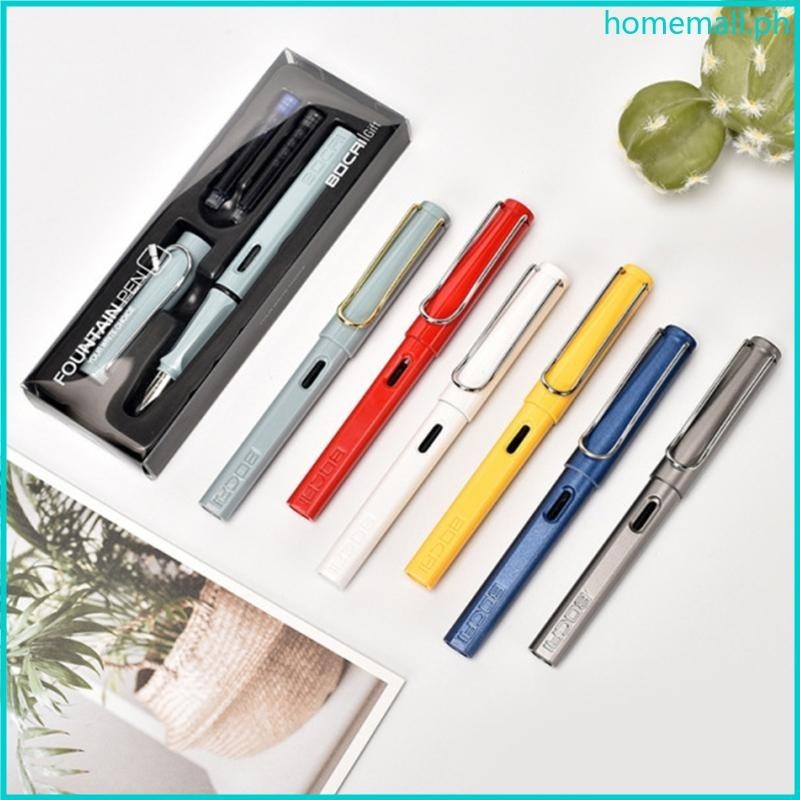 HO Student Fountain Pen Set with 2 Ink Sacs Piston-Filled Ink Absorber ...
