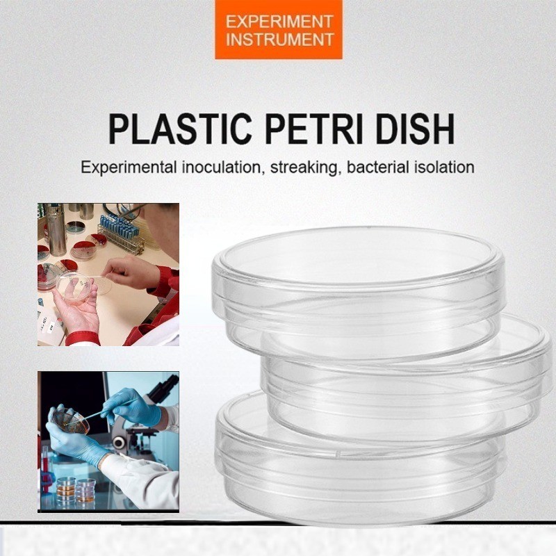 Set 40 Piatti Petri In Plastica Sterilizzati - 35/60/70/90mm Con Pipette E Pinzette - Foto 2