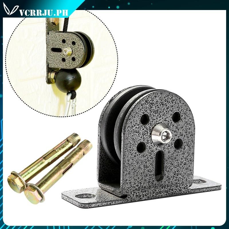 [vcrrju] Solid Fixed Pulley Block Home Fitness Cable Machine DIY Single ...