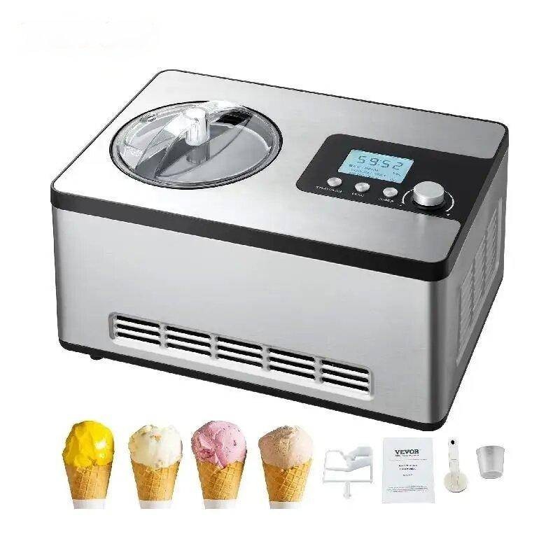 Compressor refrigeration ice cream mechanism, stainless steel shell