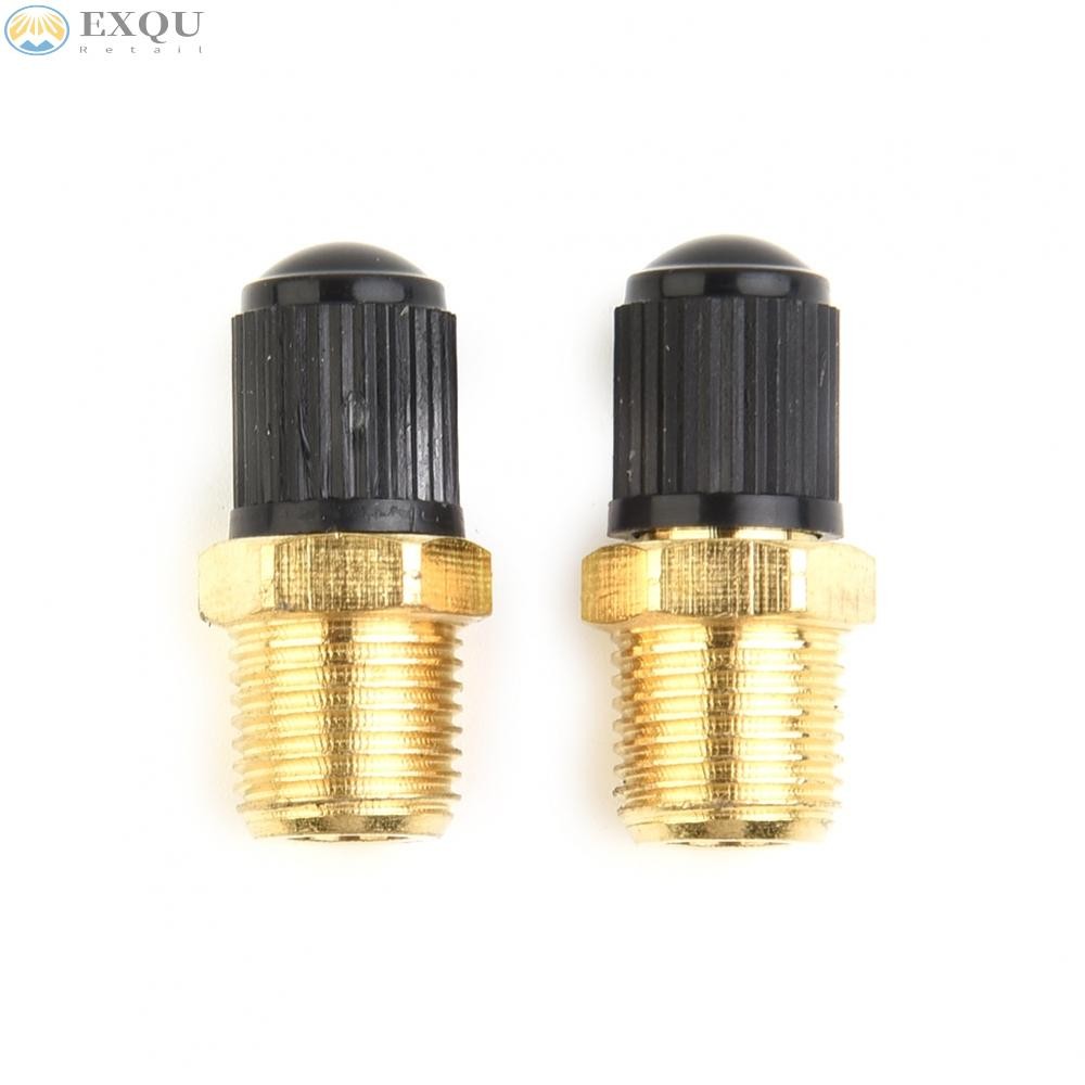 thumbnail image 2 of 2-Pack 1/8" NPT Solid Brass Air Compressor Tank Fill Valve With Schrader Core – Made In China 2 of 6
