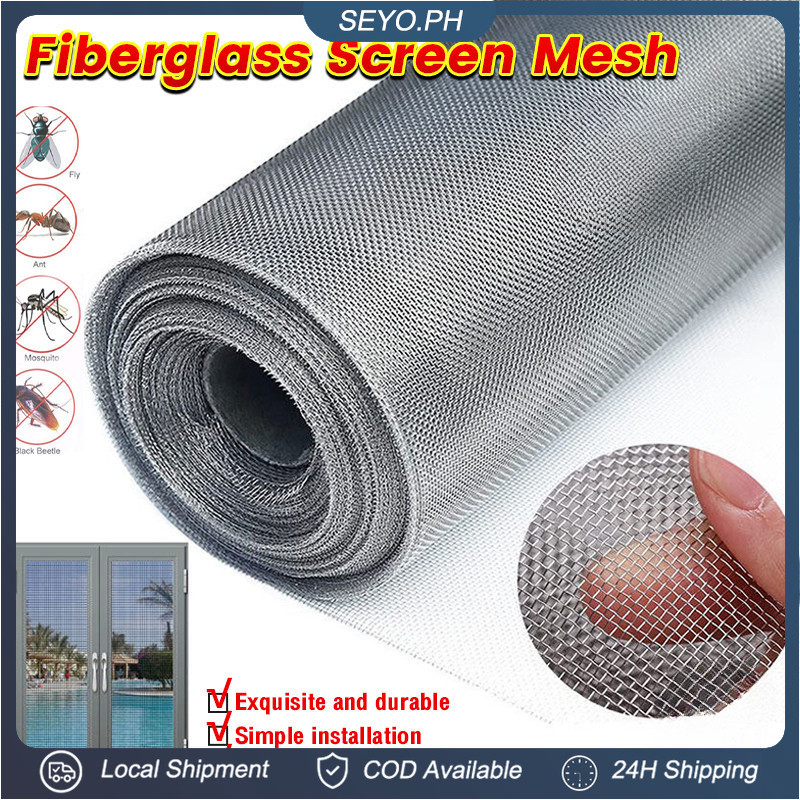 1.58*1M Windows Screen Door Replacement Screen Mesh DIY Anti Mosquito ...