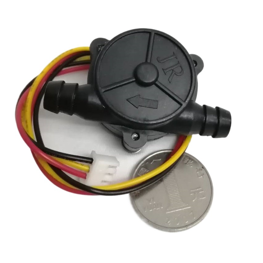 A68 small pulse turbine flow sensor 8mm pagoda interface black liquid ...