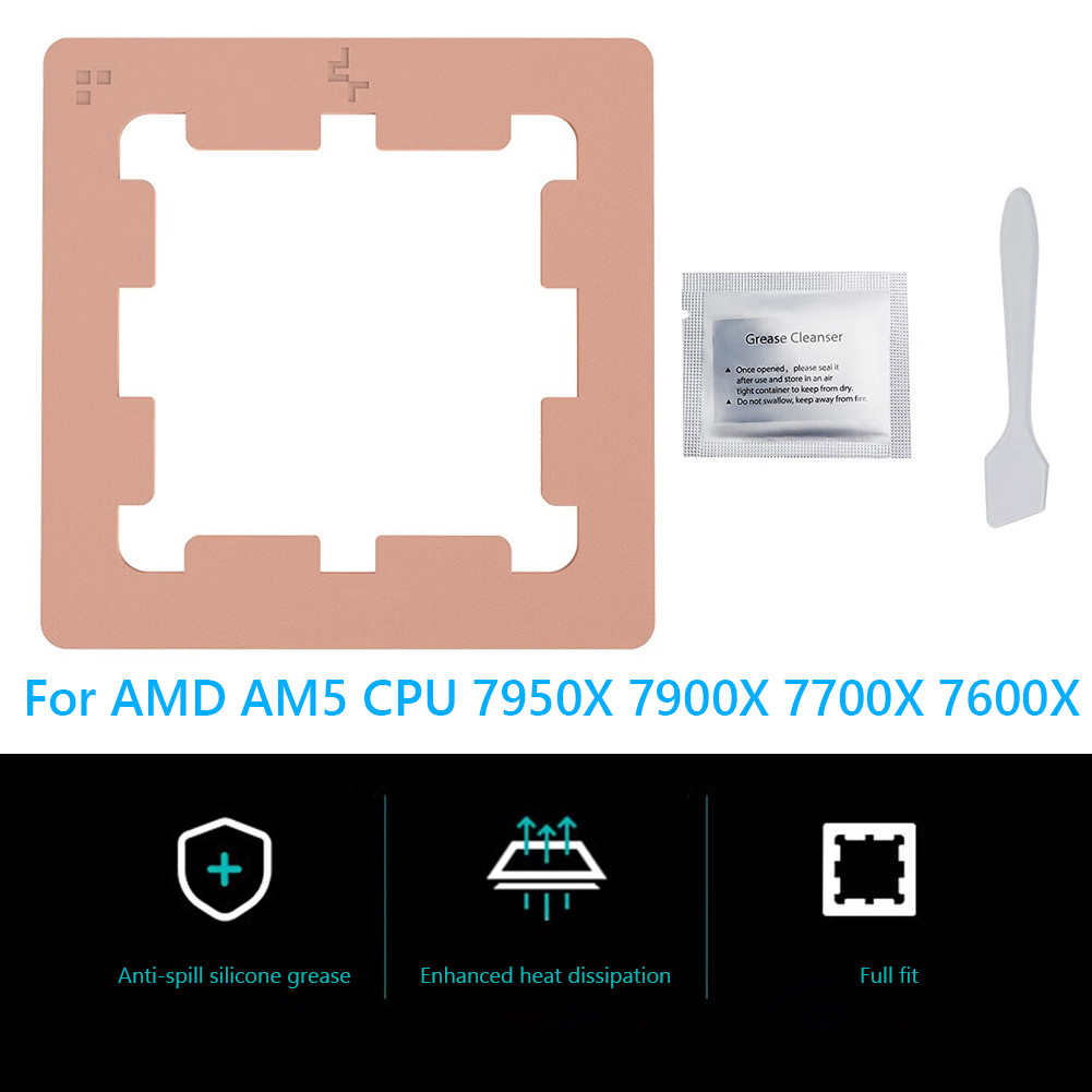 CPU Processor Thermal Patch Pure Copper for AMD AM5 CPU 7950X 7900X