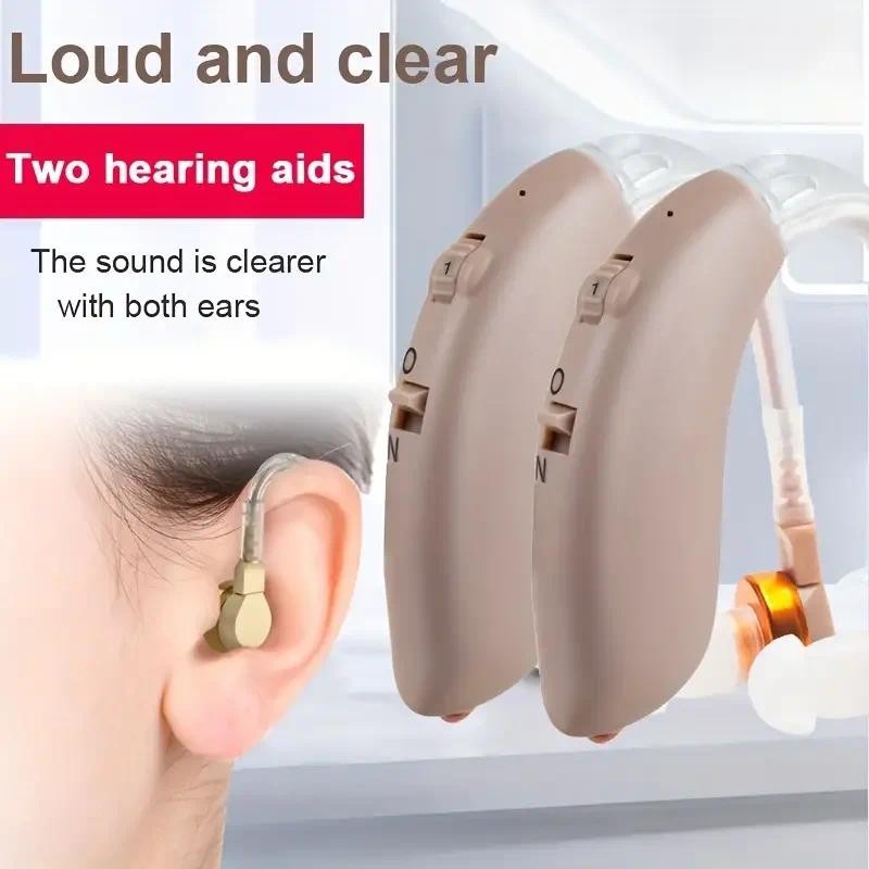 Elderly Double-ear Battery Type Hearing Aid Can Not Hear Can Not Hear ...
