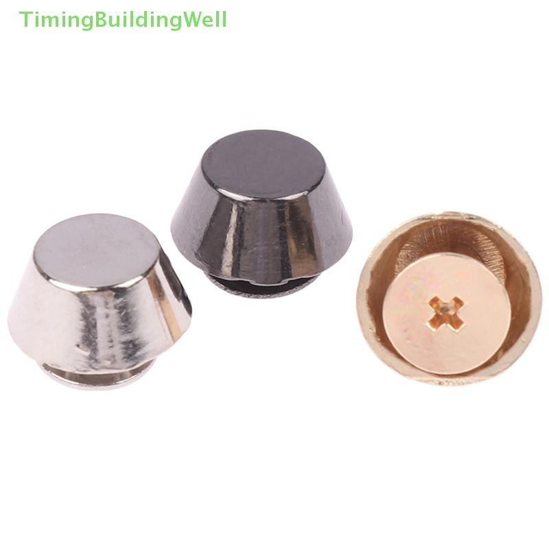 TBPH 10sets Metal Bag Legs Bottom Rivets For DIY Leather Studs Bag Wear ...