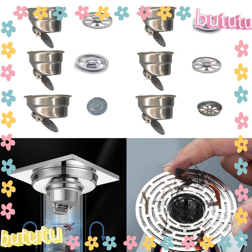 BUTUTU Stainless Steel Floor Drains, Hardware Accessories Hair Catcher