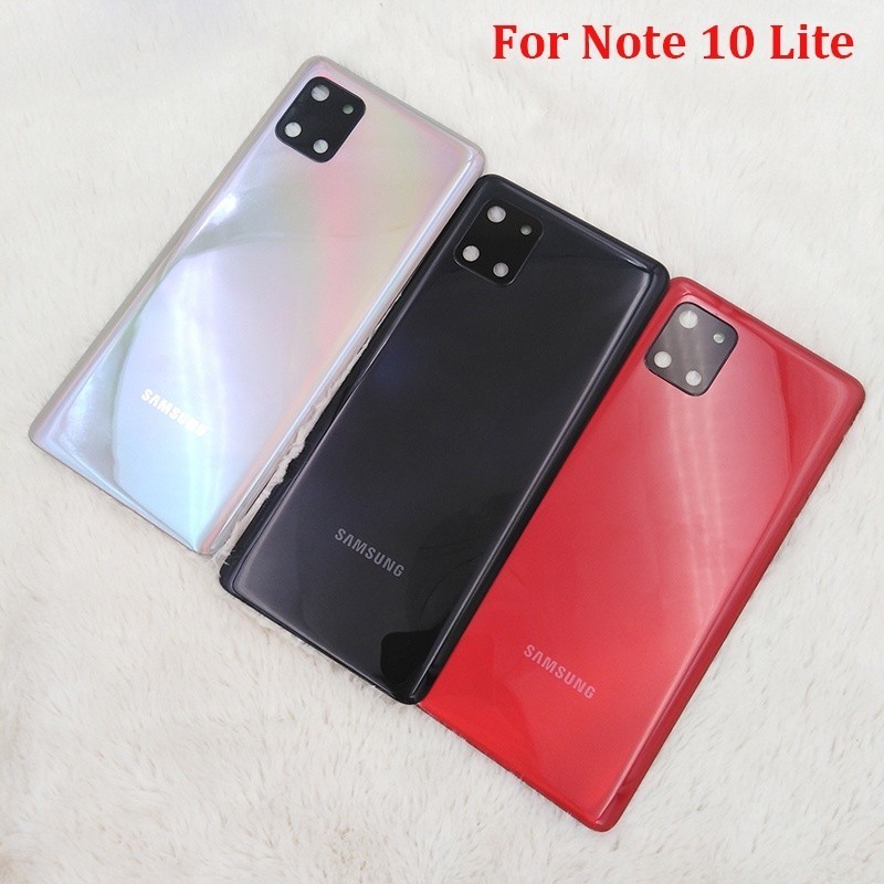For Samsung Galaxy Note 10 Lite Back Housing Cover Rear Door Battery ...