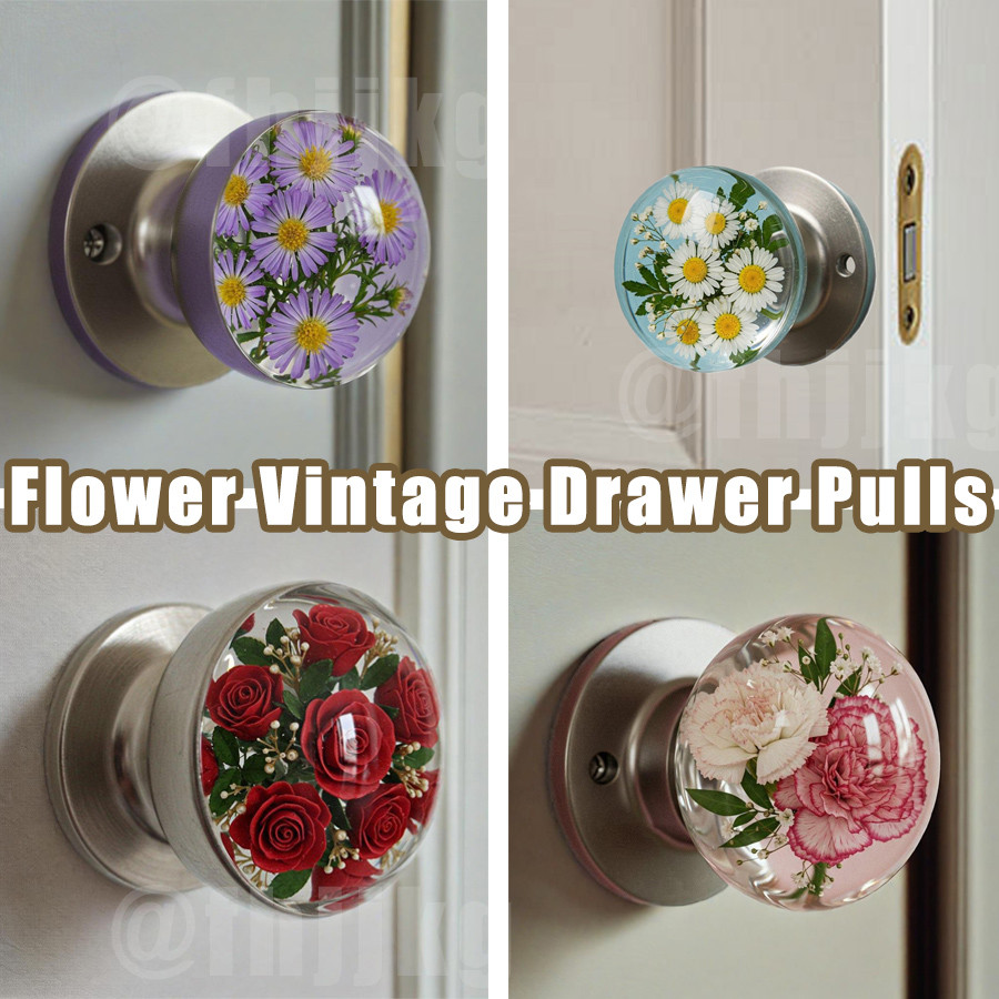 Door Handle Lock Decorative Vintage Privacy Door Locks Heavy-Duty ...