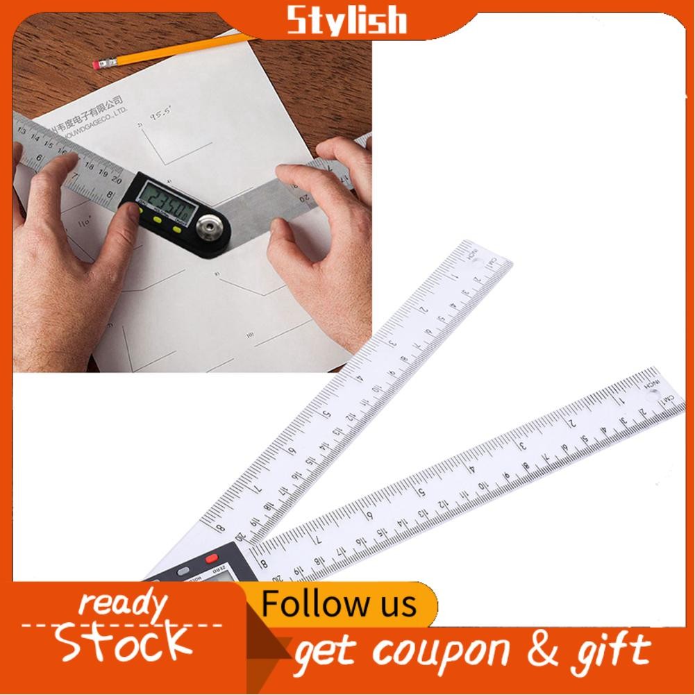 stylish365-ph Digital Angle Ruler Finder Protractor Display Plastic ...