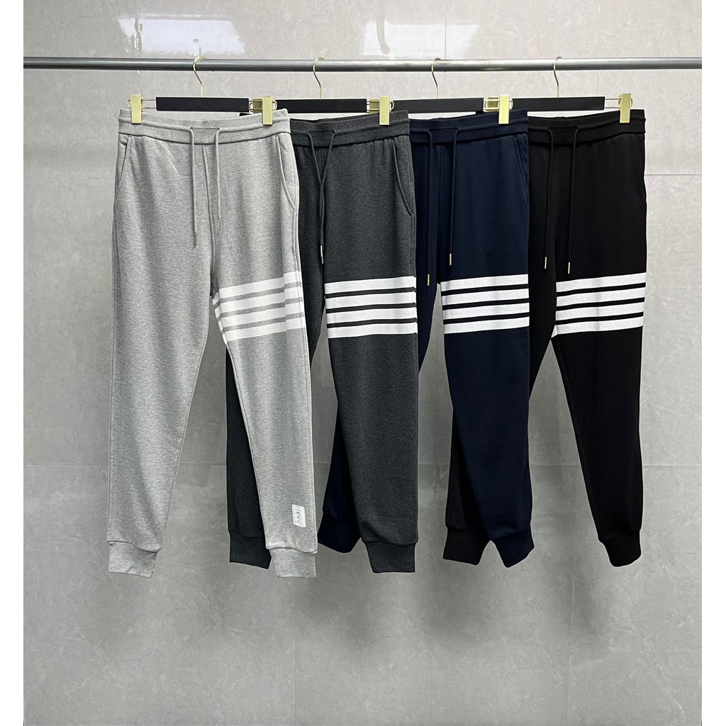 Thom Browne Blue Marabou Casual Pants