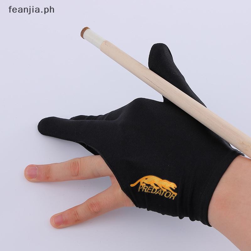Shopee Billiards Glove Threefinger Pool Players Gloves Embroidered