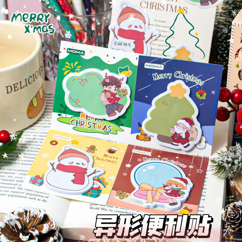 Cartoon Christmas Sticky Notes, Cute Plans Sticky Notes, Student ...