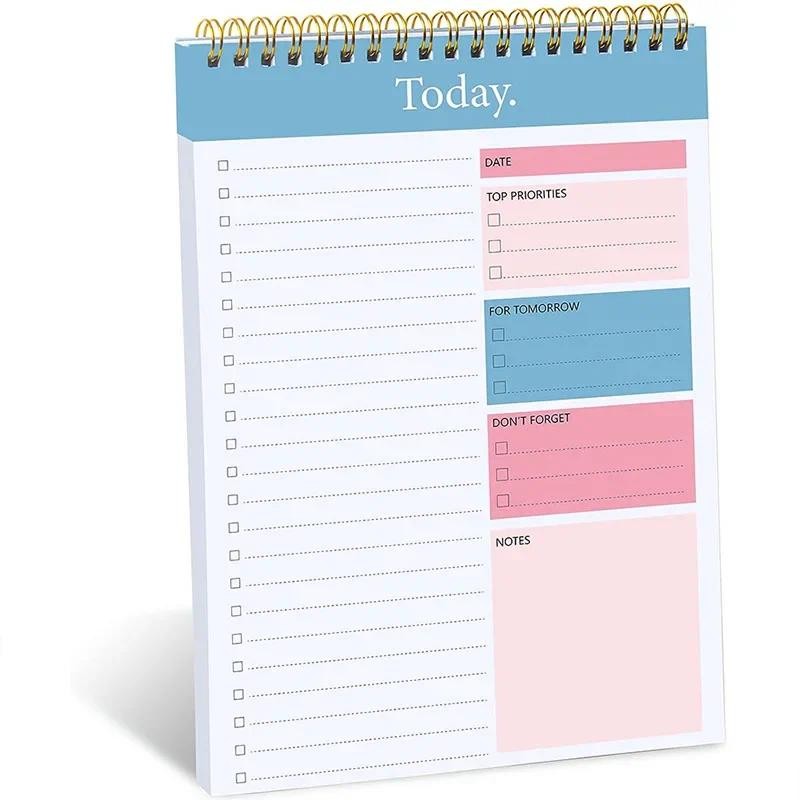 To Do List Notepad Undated Daily Planner Notebook Stationery Teacher ...
