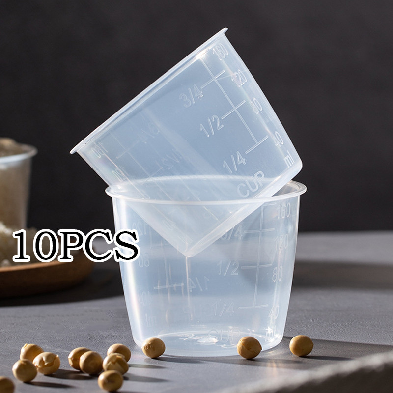 10pcs Food Grade Plastic Rice Measuring Cup 160ml Electric Cooker Rice ...