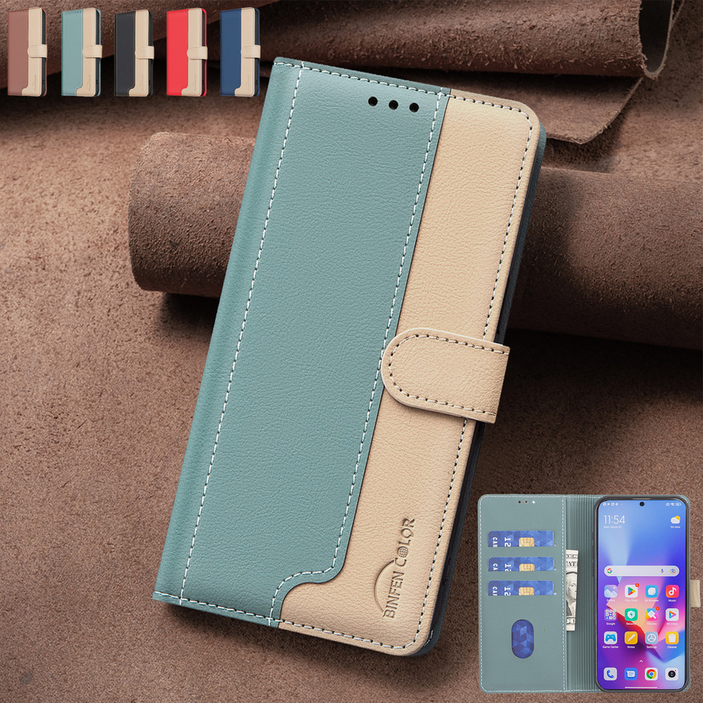 Slim Flip Leather Wallet Case For IPhone 16e/15/14/13/12/11 Pro Max – Luxury Hybrid Cover