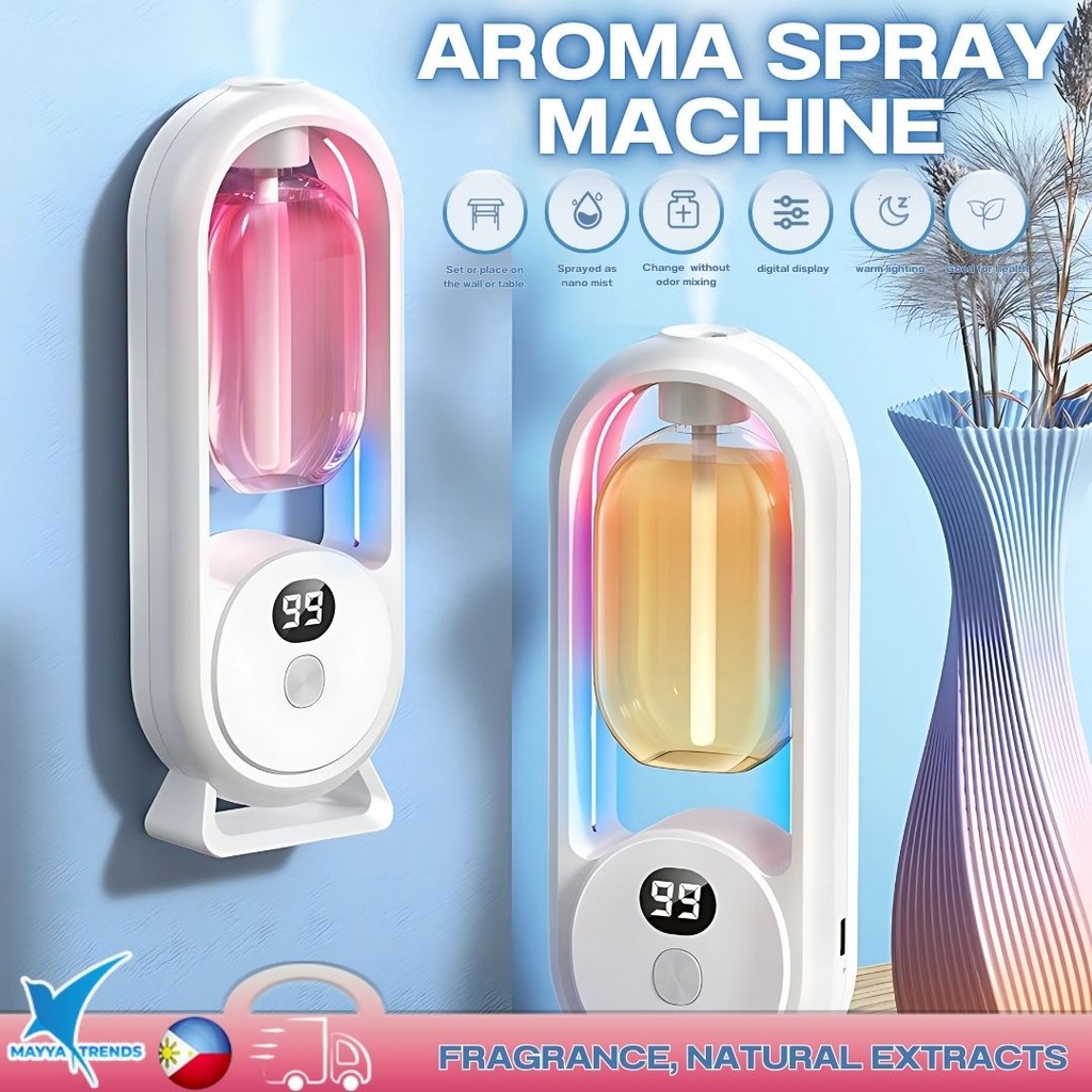 Aromatherapy machine rechargeable Digital Display air freshener ...
