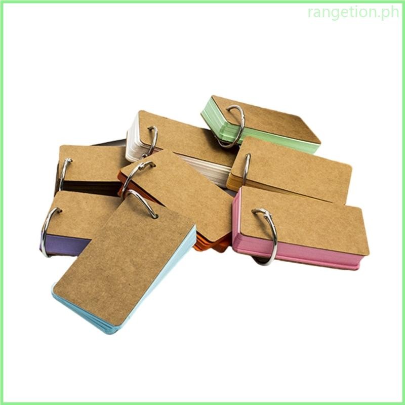 RAN 8Pcs Flashes Cards Index Cards Revisions Cards Blank Note Cards for ...