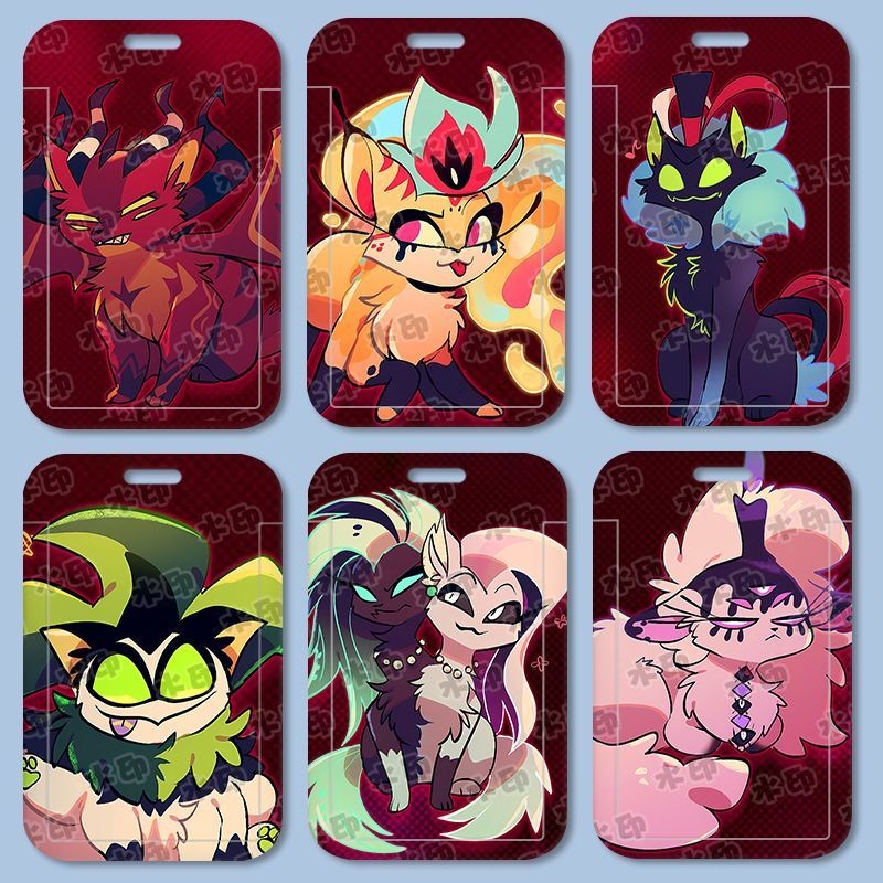 Multiple Discounts Evil Boss Hell Inn Hazbin Hotel Card Holder Fan ...